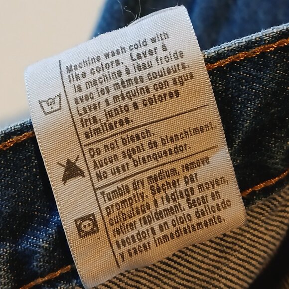 Men's Carhartt Denim Jeans Size 50 x 27.5 GUC - Picture 7 of 9